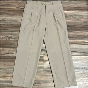 Hickey Freeman khaki trousers